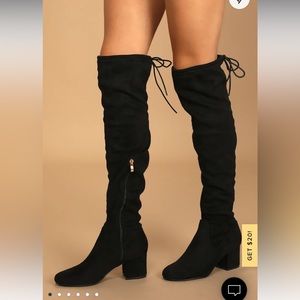 Black Over the Knee Boots